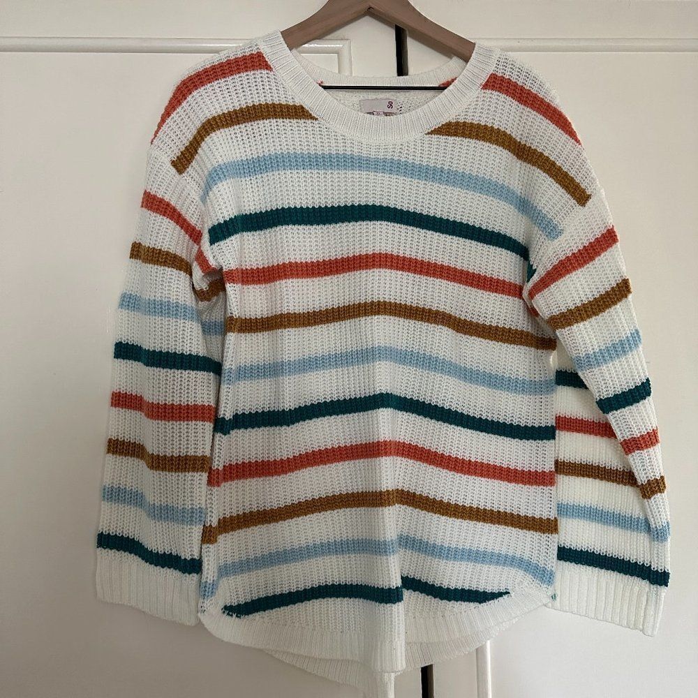 So Colorful Striped Sweater